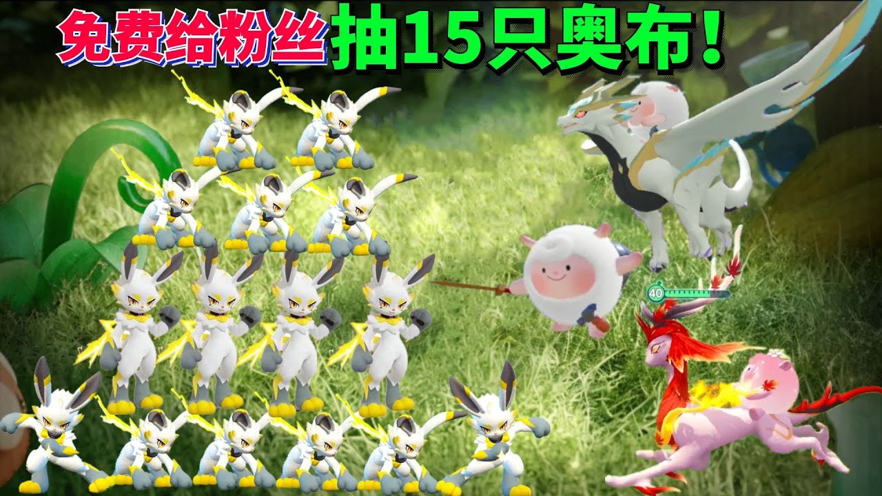 一口气免费给粉丝抽15只奥布！会出几只彩光？ 