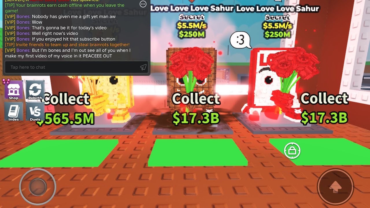 STEAL A BRAINROT VALENTINES PT 2 ADMIN ABUSE..