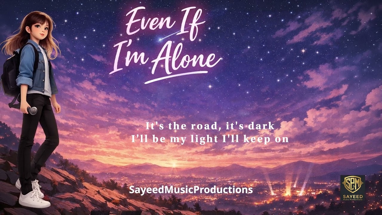 Even If I’m Alone (Official Lyric Video) | SayeedMusicProductions