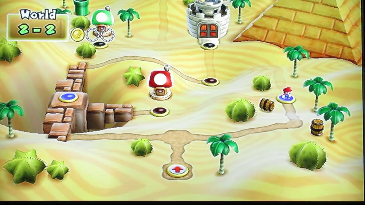 NSMBW World 2 gameplay