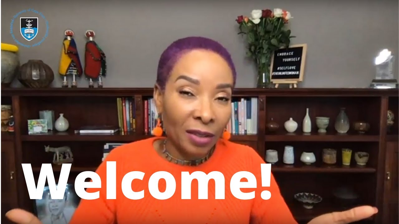 UCT Vice-Chancellor Prof Mamokgethi Phakeng 2020 Virtual Open Week Welcome