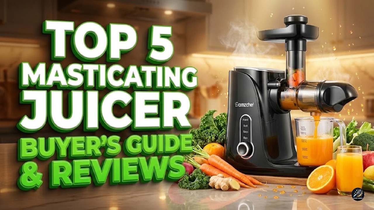 Top 5 Best Masticating Juicers 2026 (Honest Review) | Quiet, High Yield, Easy Clean