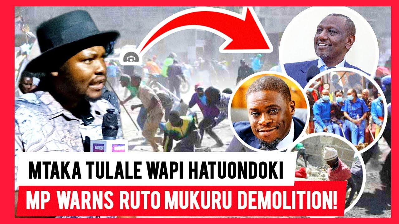 Breaking News: Luyha MP Condemns Mukuru Kwa Njenga Demolitions, Warns Ruto
