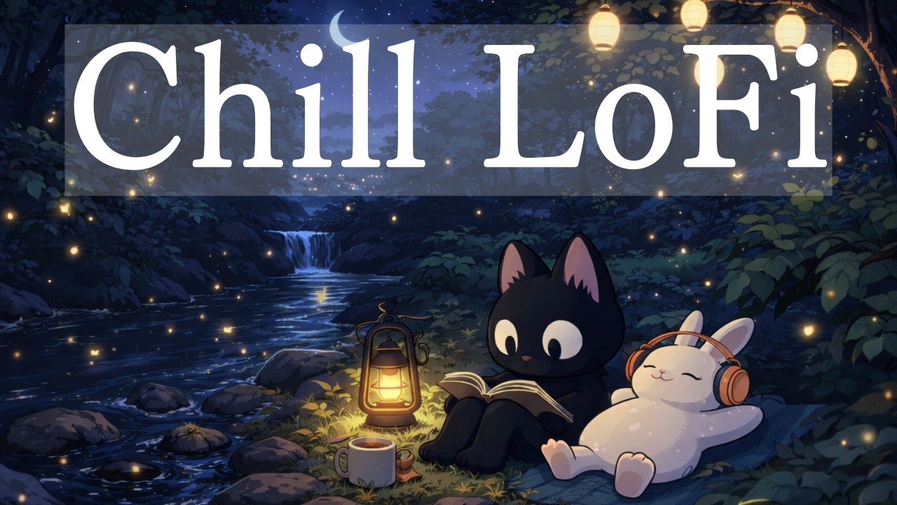 手を止めたくなる夜へ、ゆるい伴走｜勉強・作業用LoFi