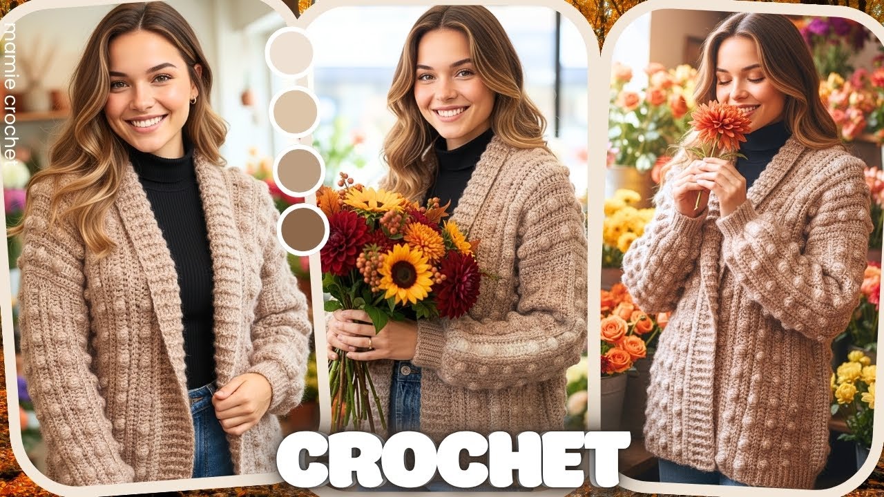🤩❤️‍🔥 TOP LOOK AVEC LA VESTE HIVERNA AU CROCHET POUR TOUTES LES TAILLES❤️‍🔥🤩  @MamieCrochet