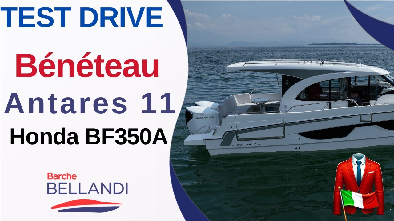 Antares 11 Sedan Bénéteau con 700CV e Honda BF350A: Offerta Esclusiva in Pronta Consegna