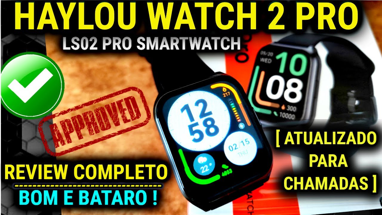 ✅NOVO HAYLOU WATCH 2 PRO [ LS02 PRO ]  SMARTWATCH, BOM e BARATO sua MELHOR OPÇÃO !