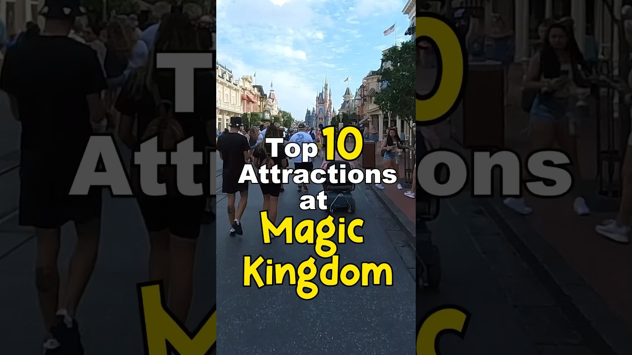 Top 10 Magic Kingdom Attractions #disneyworld