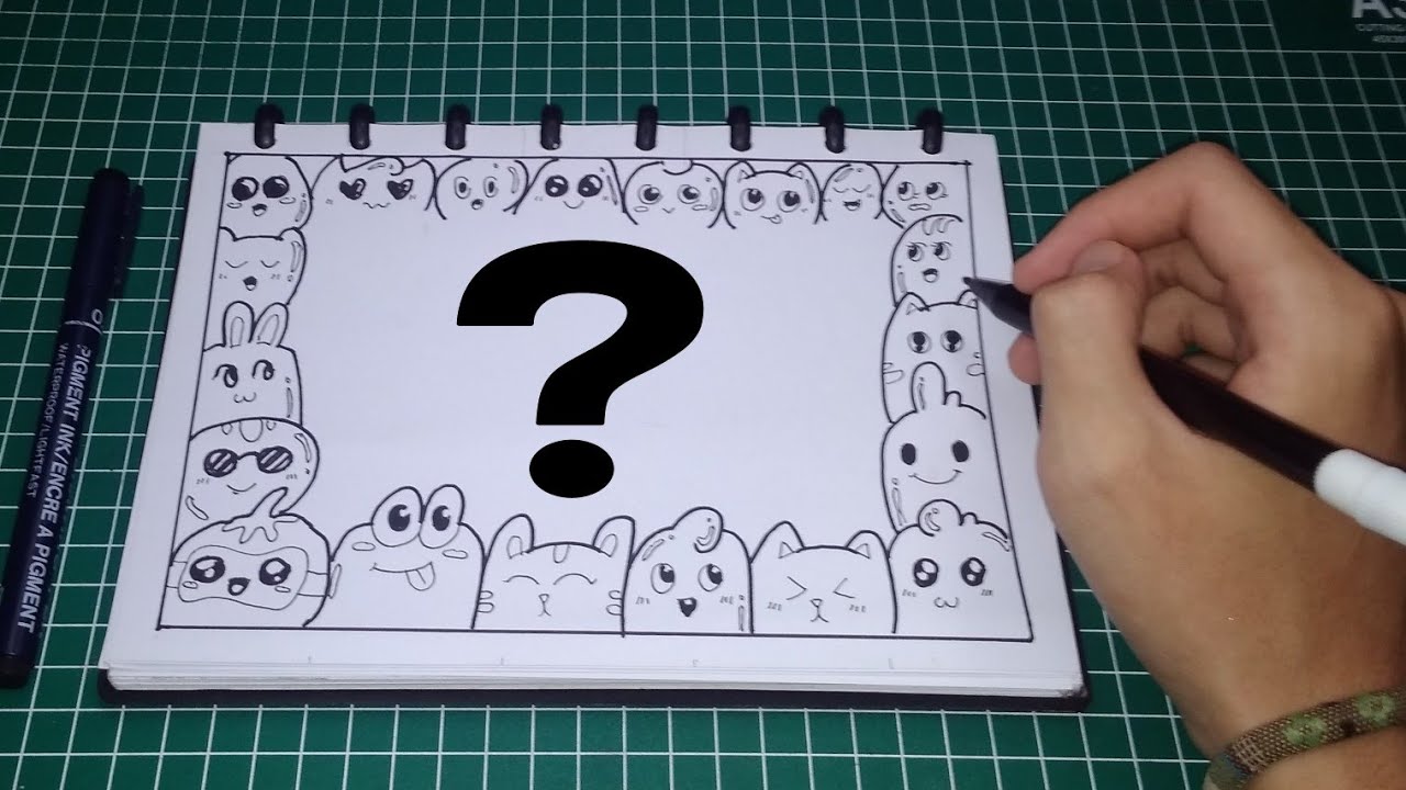 Cara membuat doodle art dan nama