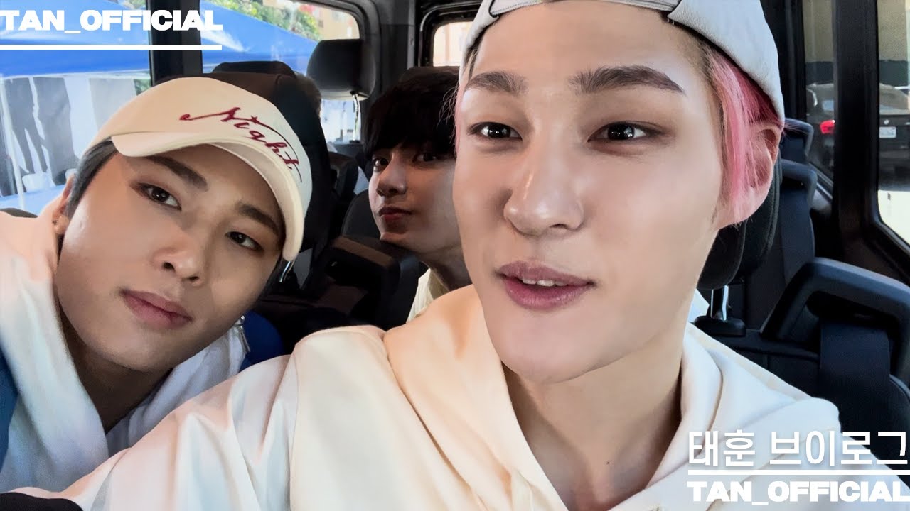 내가왔TAN) 태훈 Vlog #미국일정 #형아랑데이트 ㅣ태훈 미국 브이로그😘