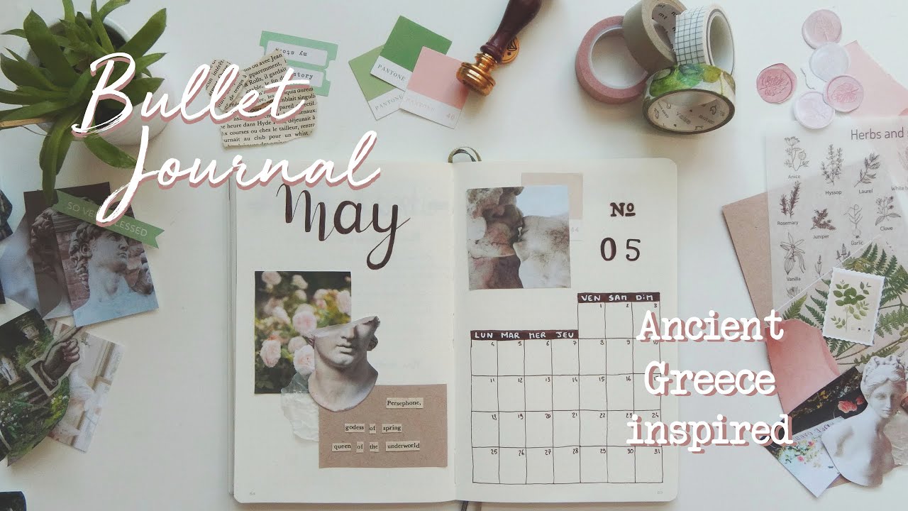Bullet journal l Ancient Greece Inspired 🏛️🌸