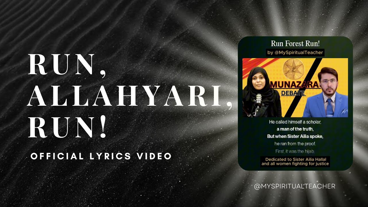 ‘Run, Allahyari, run! 🏃‍♂️💨’ Song by MySpiritualTeacher 🎵✨ #HassanAllahyari #TheMahdiHasAppeared