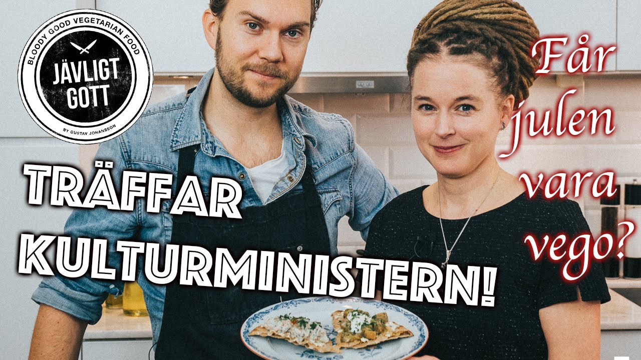 Kan man fira jul utan kött? Kan veganer och bönder komma överens? Kulturministern svarar!