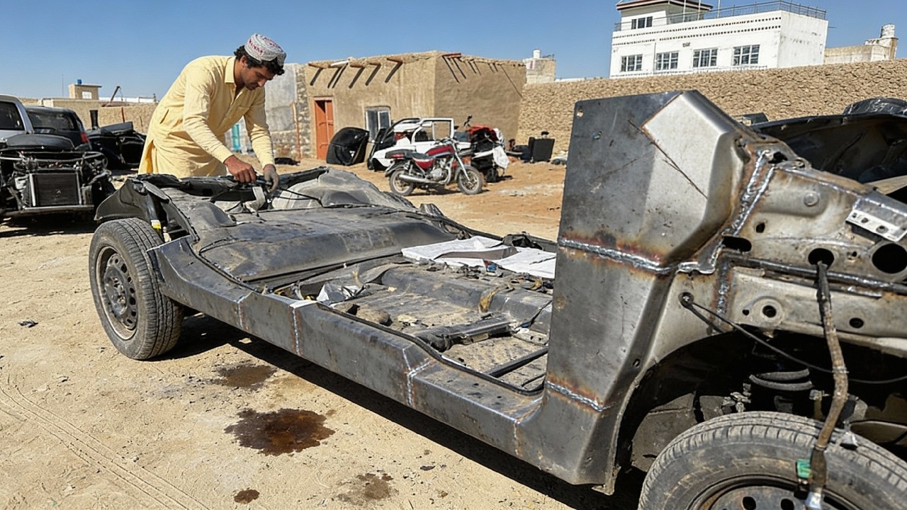 Complete Car Restoration!  Inside the Secret World of Scrapped Car Reassembly