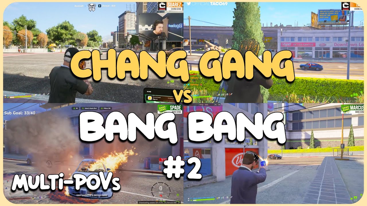 CG vs Bang Bang Continues as Exploding Car Decides the Fight (Multi-POVs) | Prodigy RP | GTA RP