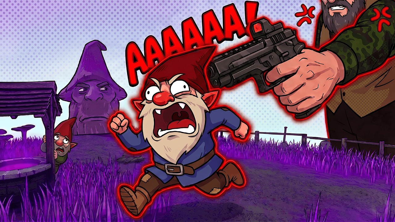 اللعبة دي هتبوظ طفولتك اتجاه السنافر! 😂🍄| Burglin' Gnomes