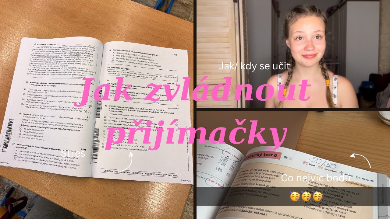 Jak zvládnout přijímačky// stres, učení, jak to probíhá...