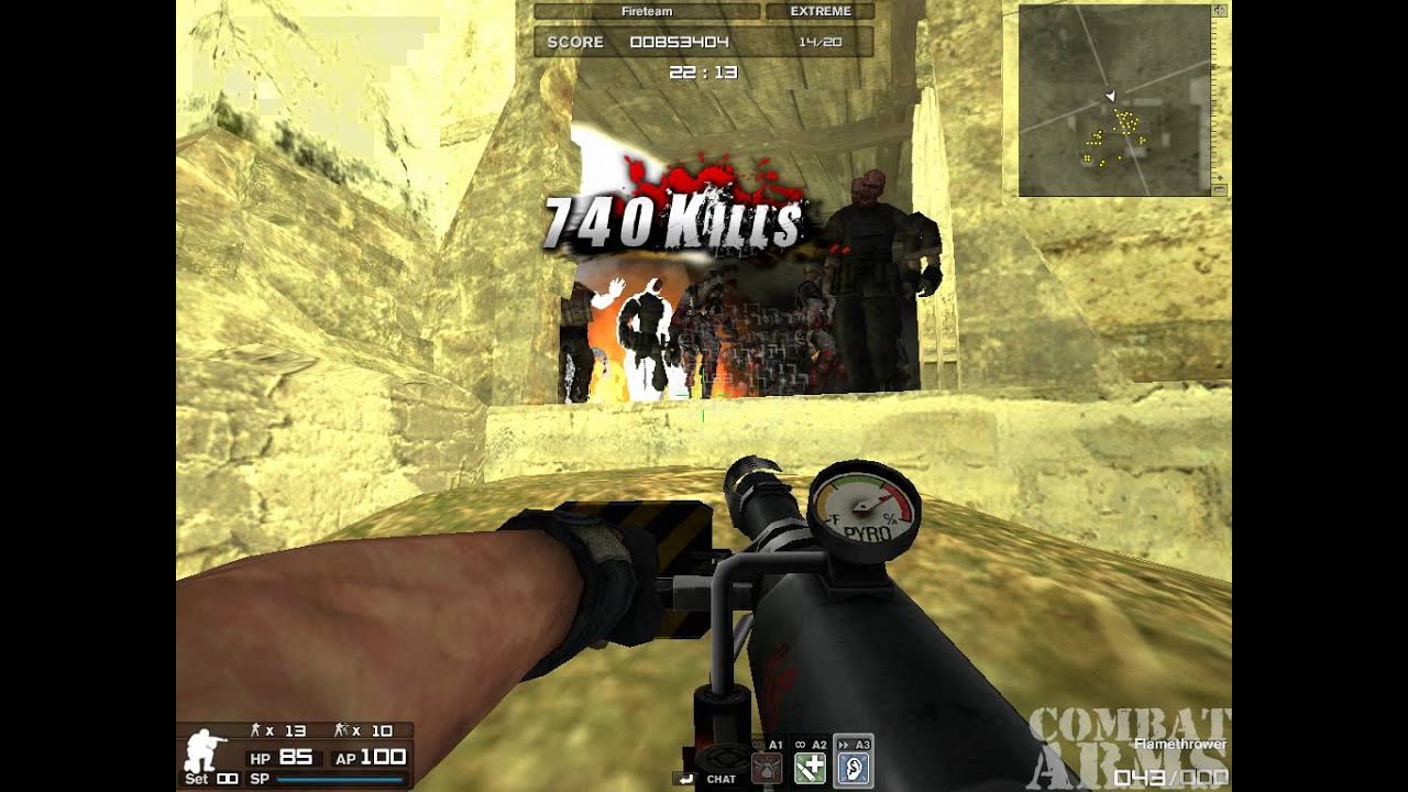 Combat Arms Zombies Cabin Fever over 1,000,000 points