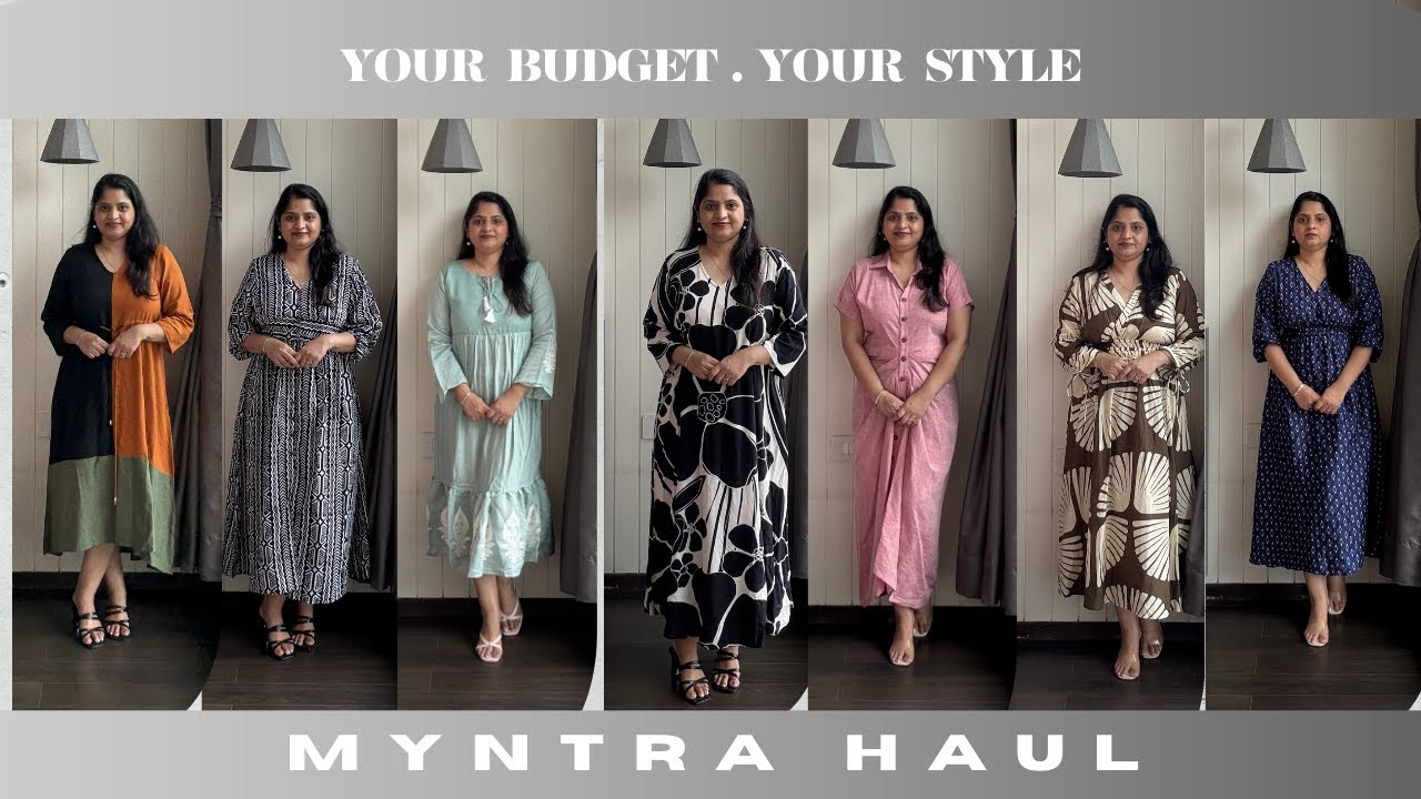 Myntra Maxi Dress Haul 2025: Trending Styles Under ₹1200