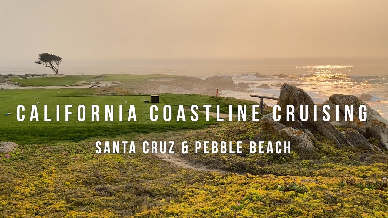 カリフォルニアの綺麗なビーチエリアをドライブ