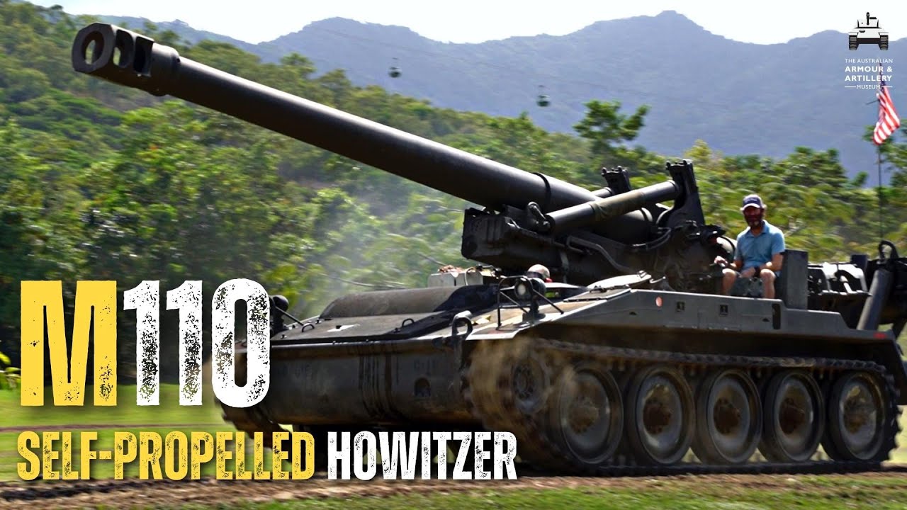 Самоходная гаубица М110 — метание американских артиллерийских снарядов с 1963 по 1993 год
