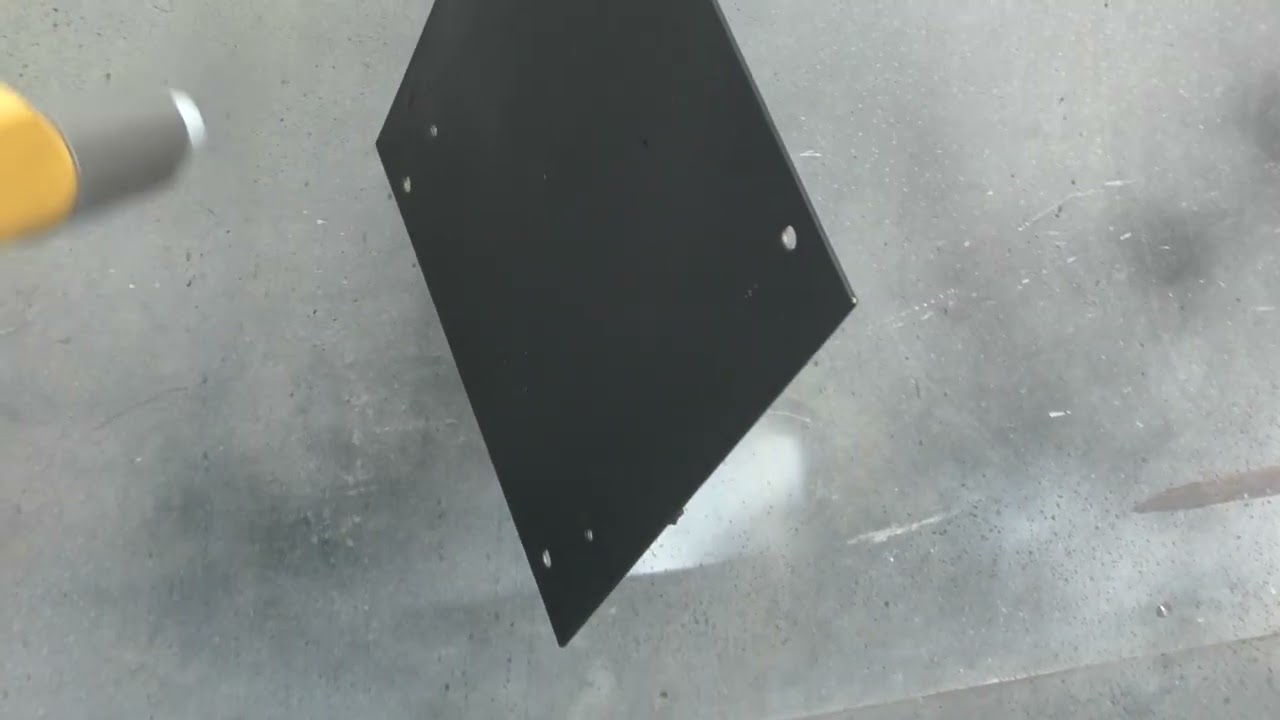 2ND DEMO VIDEO USING THE PGC 1 GEMA POWDER COATING