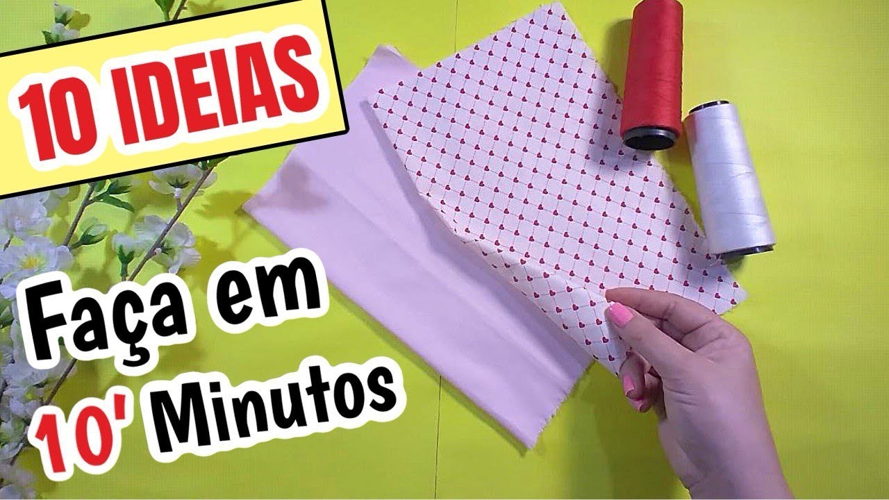 10 IDEIAS INCRÍVEIS de COSTURA PARA FAZER EM MENOS DE DEZ MINUTOS | RÁPIDO E FÁCIL