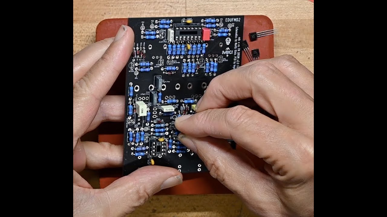 C.K. builds an EDU FM drum kit from MKI and Erica Synths, eurorack