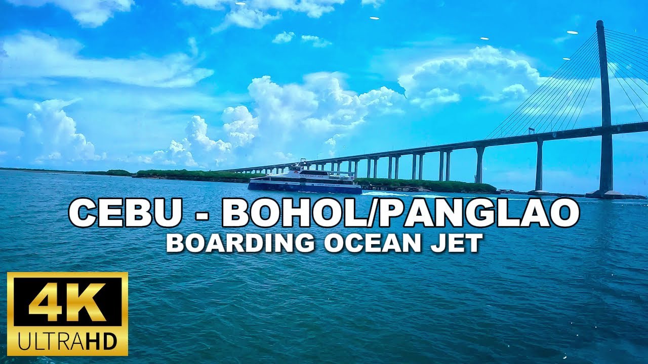 Ferry Ride From Cebu to Bohol | CCLEX Bridge | Ocean Jet Ride | Bohol, Philippines