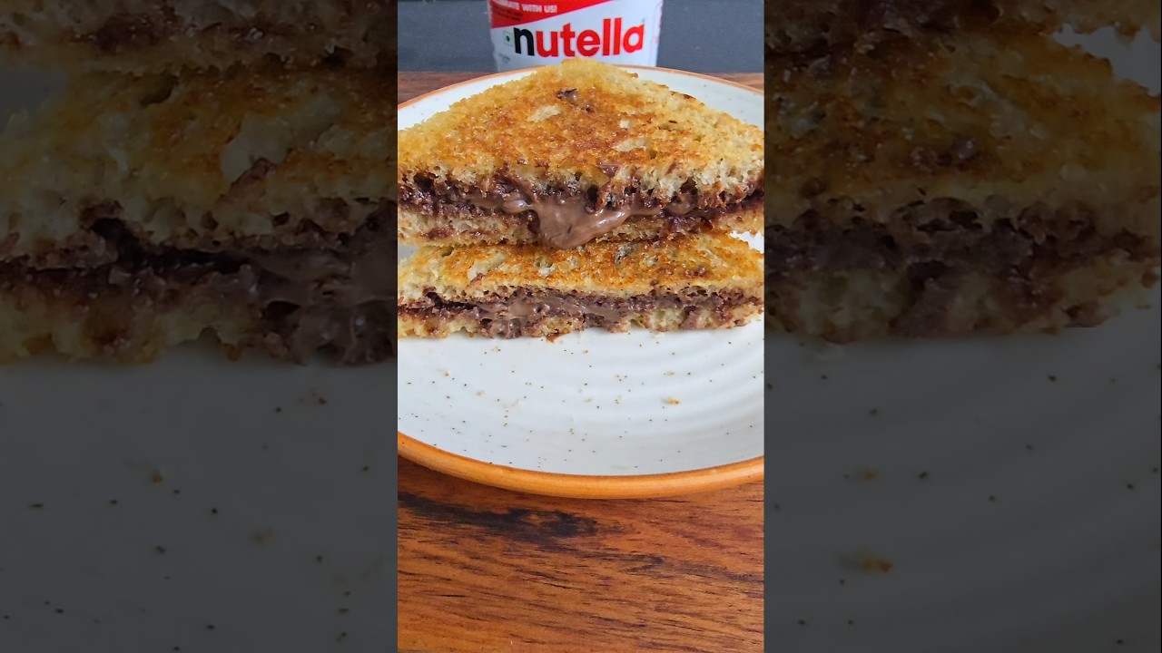 Nutella Sandwich #nutella #sandwich #nutellarecipes #shorts #recipe