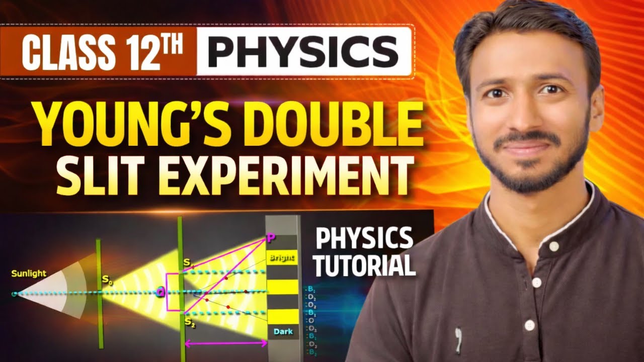 YDSE Made Easy 😱 | Young’s Double Slit Experiment | Class 12 Physics