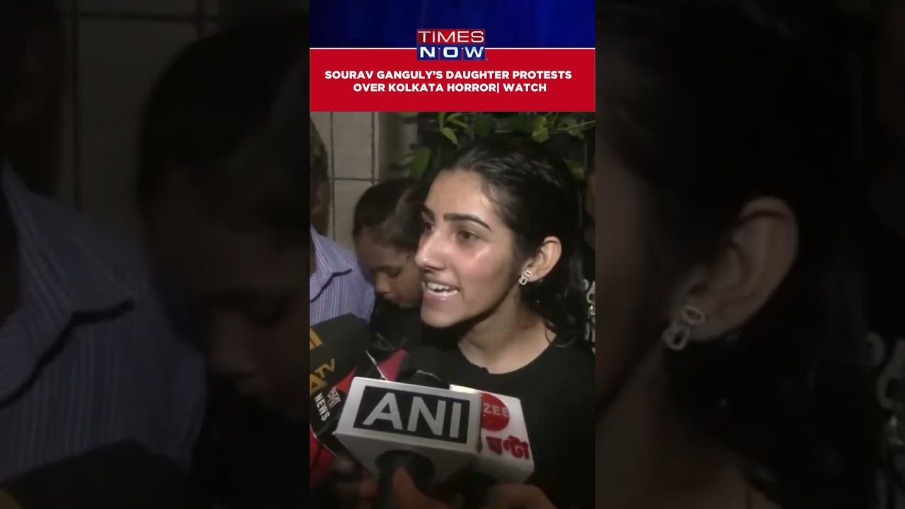 RG Kar Medical Hospital Case: Sourav Ganguly’s Daughter Protests Over Kolkata Horror #shorts