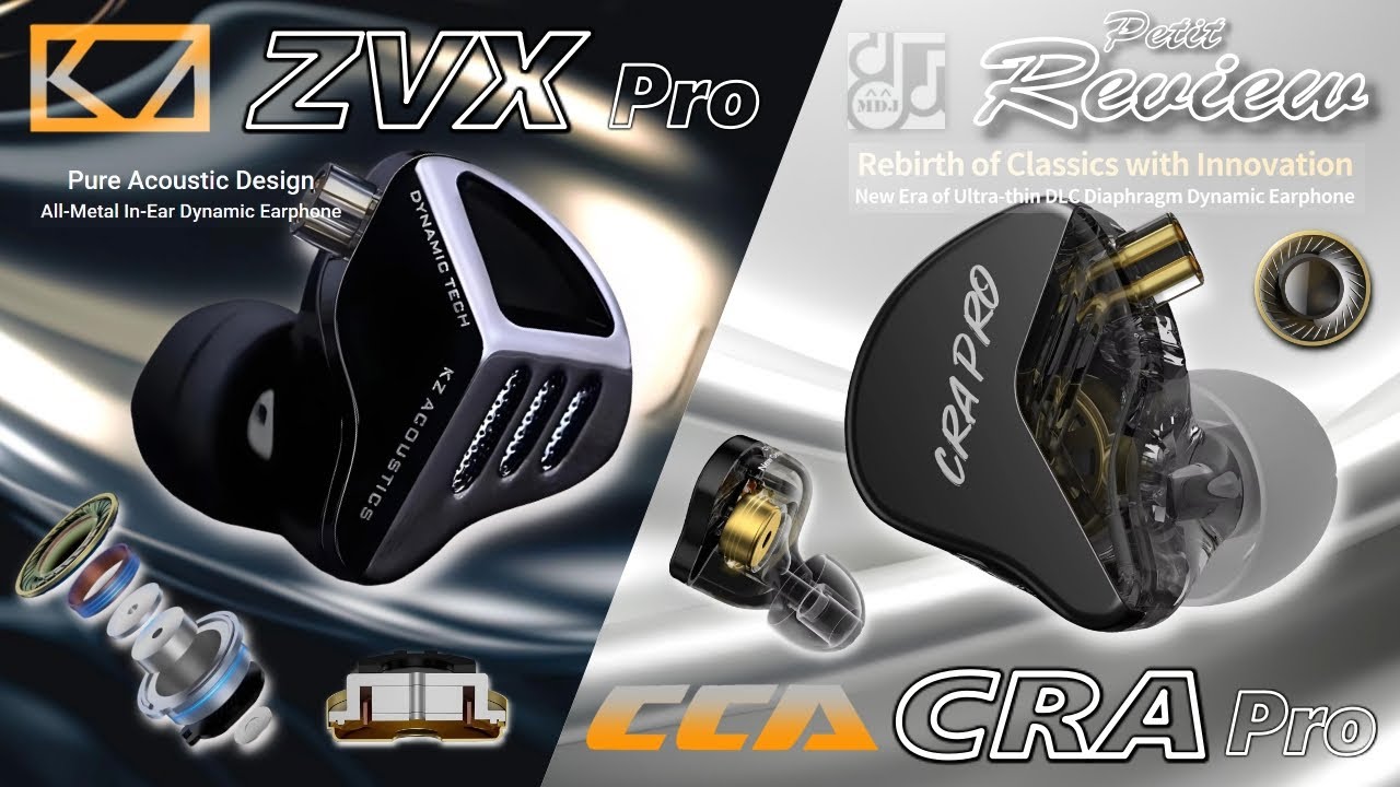 [ CCA CRA Pro / KZ ZVX Pro ] どちらもPro Ver. まとめてPetit Review !