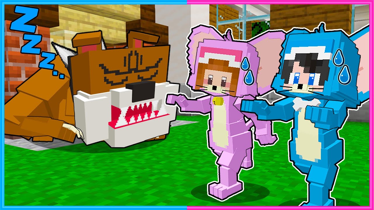 番犬に見つかるな！🐶ねずみマインクラフト🐀【 マイクラ / Minecraft  】