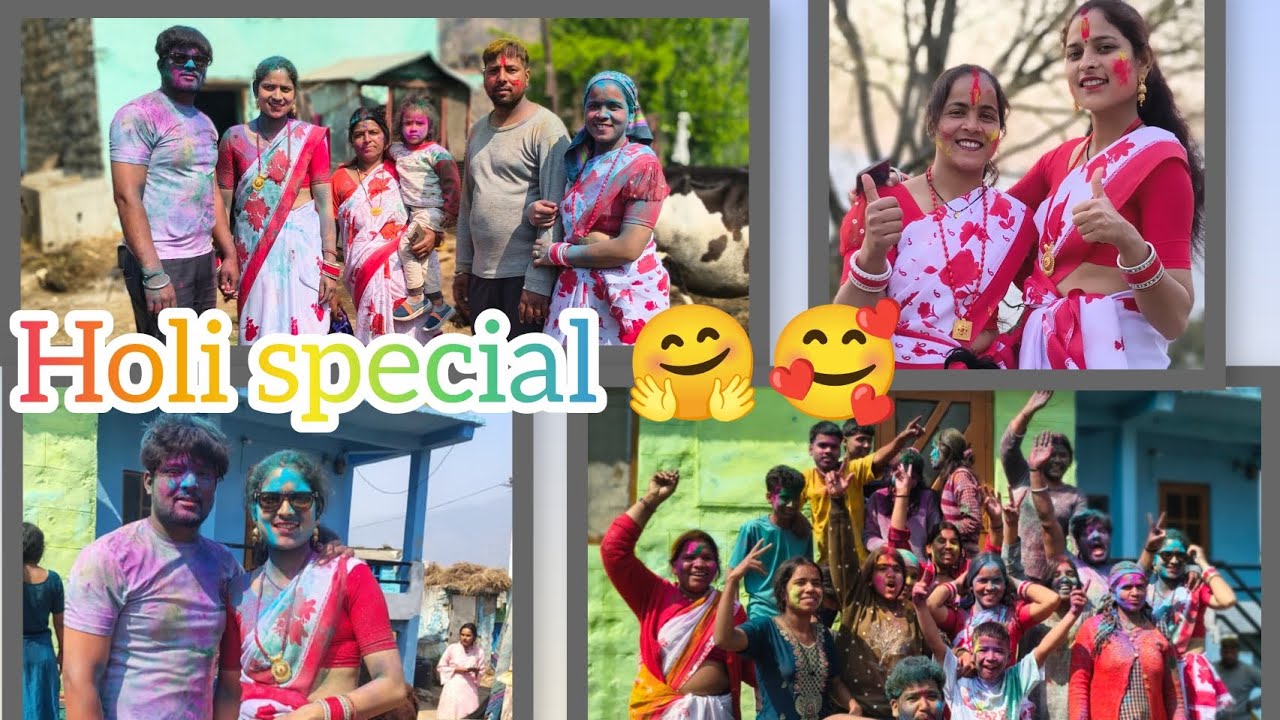  Holi special🥳 (शादी के बाद मेरी पहली holi ) //Raveena vlogs UK05 💕🧿// 