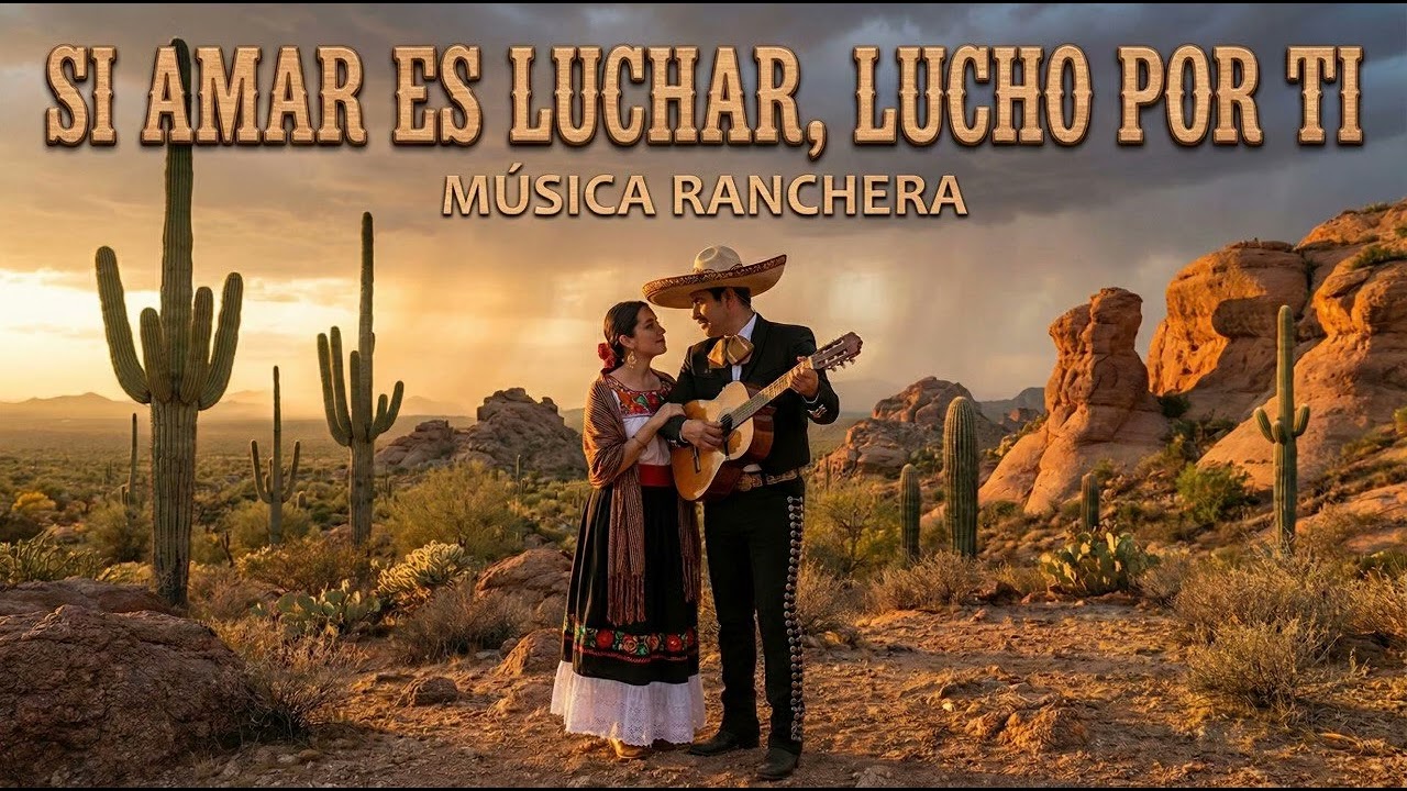 Si Amar Es Luchar, Lucho Por Ti ❤️ | Ranchera Romántica Que No Se Rinde