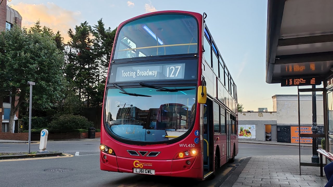 Journey on GoAhead Route 127 | WVL450 (LJ61GWL) | Volvo B9TL Wright Eclipse Gemini 2 10.4m