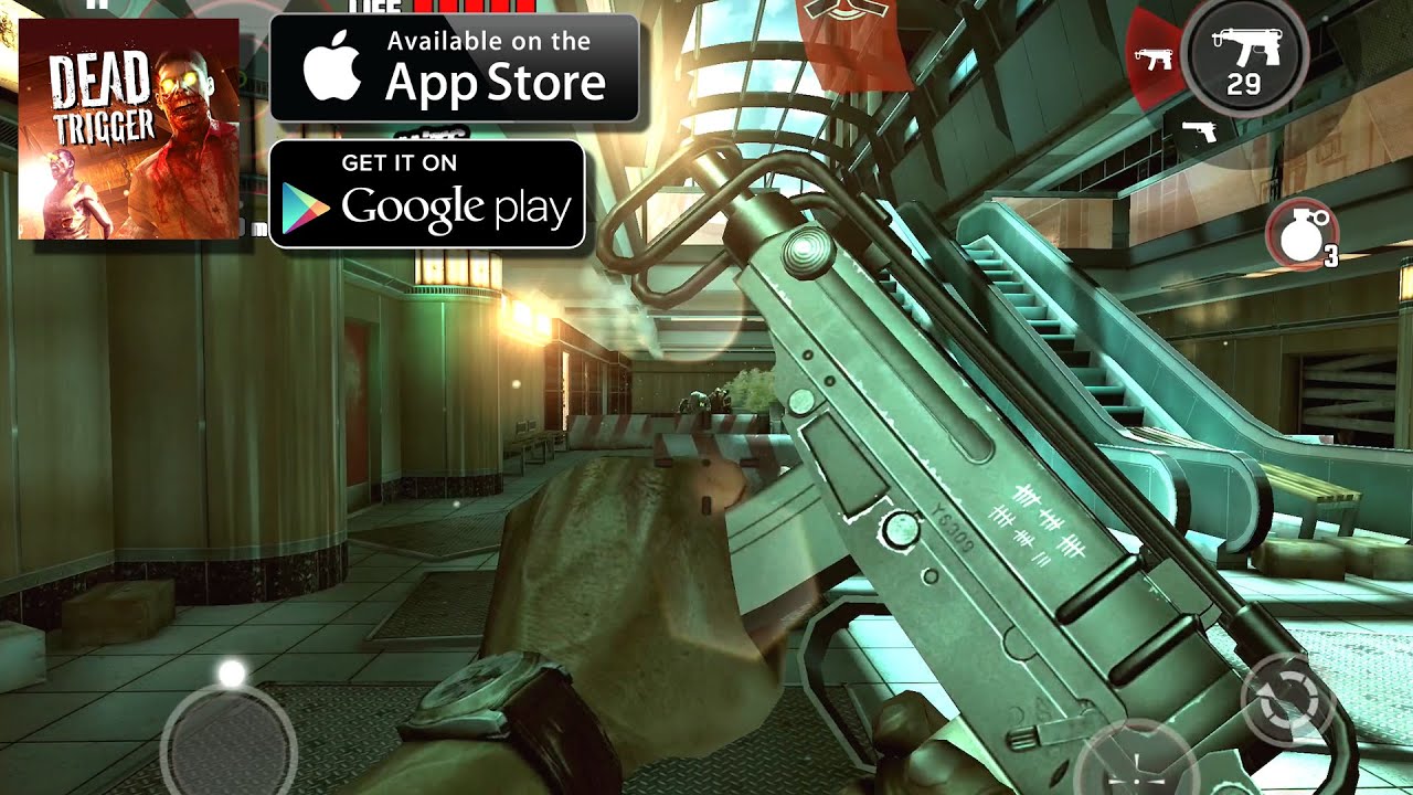 Dead Trigger iOS Gameplay
