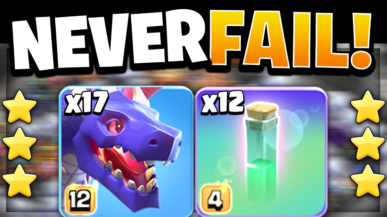 BEST TH17 Attack Strategy with RC Walk to 3 STAR Every Base in Clash of Clans!