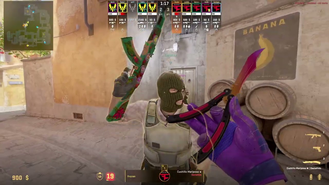 frozen | 6-9 | T Banana on Inferno (1,15) vs Vitality @ StarLadder Budapest Major 2025
