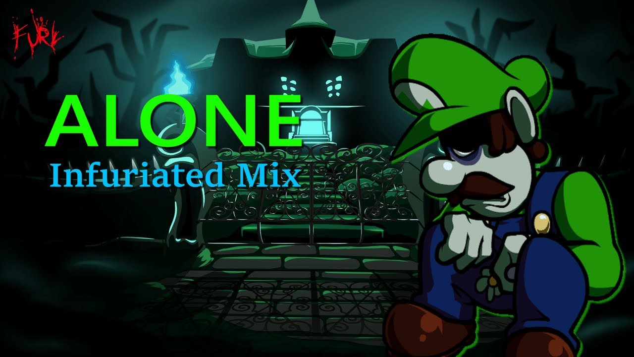 Alone V2: Infuriated Mix | FNF: Mario's Madness V2 UST (Remix/Cover)