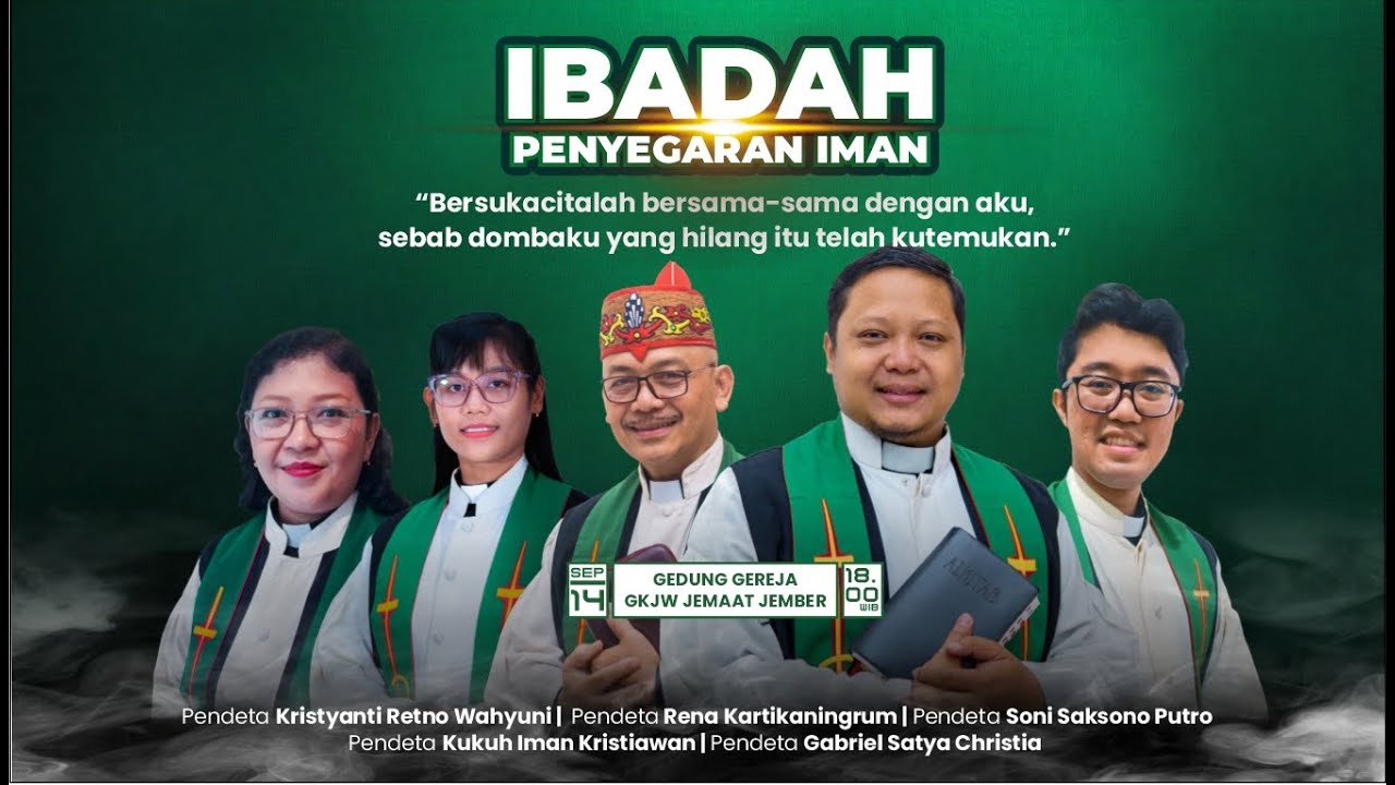 Ibadah Penyegaran Iman GKJW Jember | Minggu, 14 September 2025