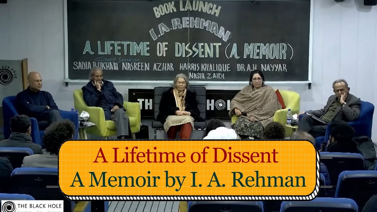Book Launch: A Lifetime of Dissent (A Memoir) by I. A. Rehman