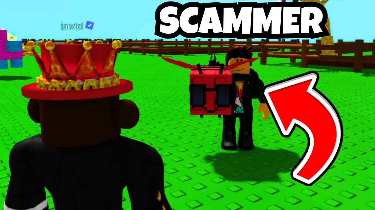 Trolling A Scammer With OWNER In Grow A Garden