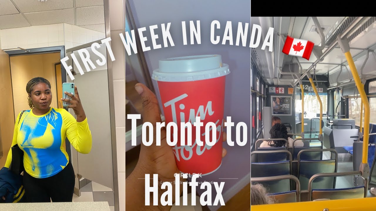 TORONTO to HALIFAX|My first week in canada🇨🇦,university welcome week #livingincanada