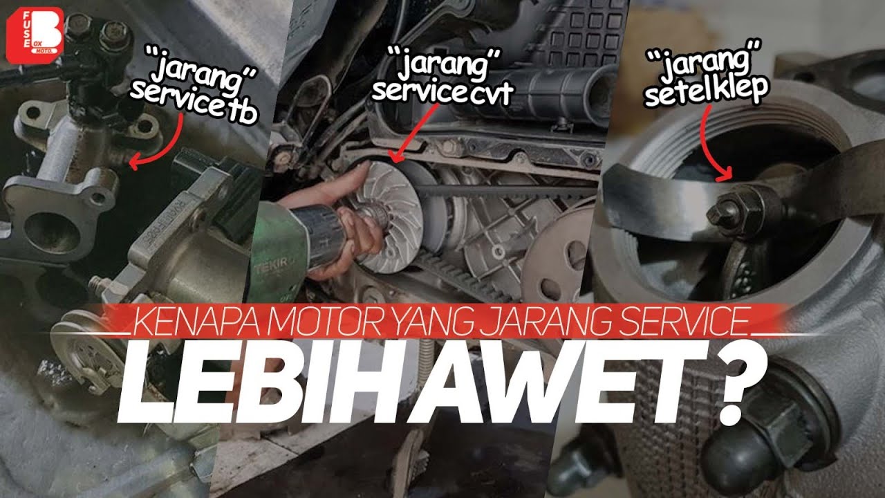 Kenapa Motor Yang Jarang Service Malah Lebih Awet ? | Service Cuman Marketing ??