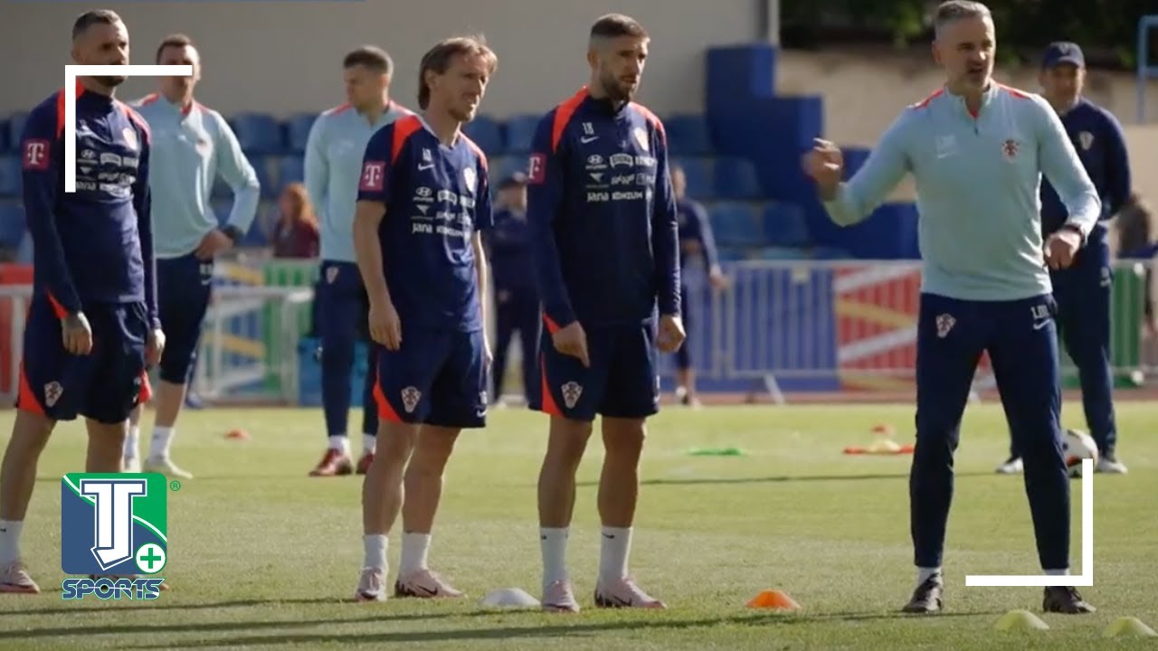 Luka Modrić vodi trening Hrvatske uoči debija na Euru
