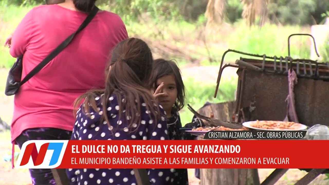 “El objetivo es actuar a tiempo”: desde La Banda explicaron las evacuaciones por la crecida del río