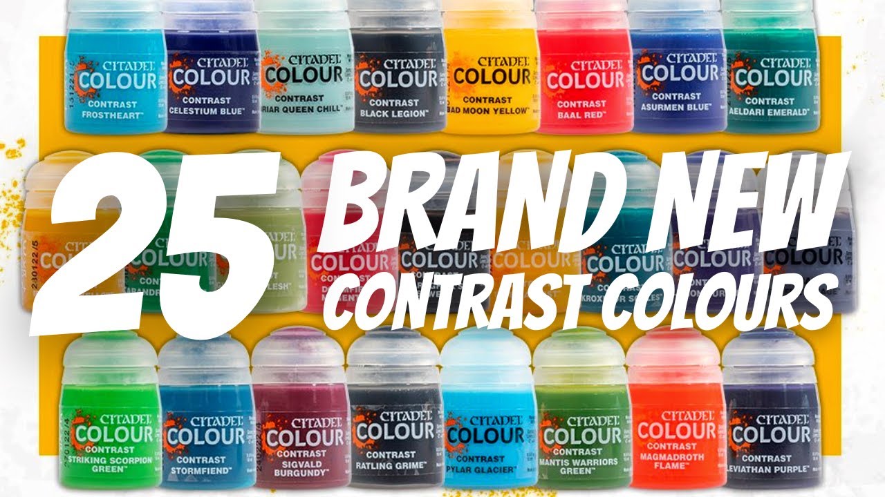 Citadel Fight Back with 25 New Contrast Colours - We try each one!