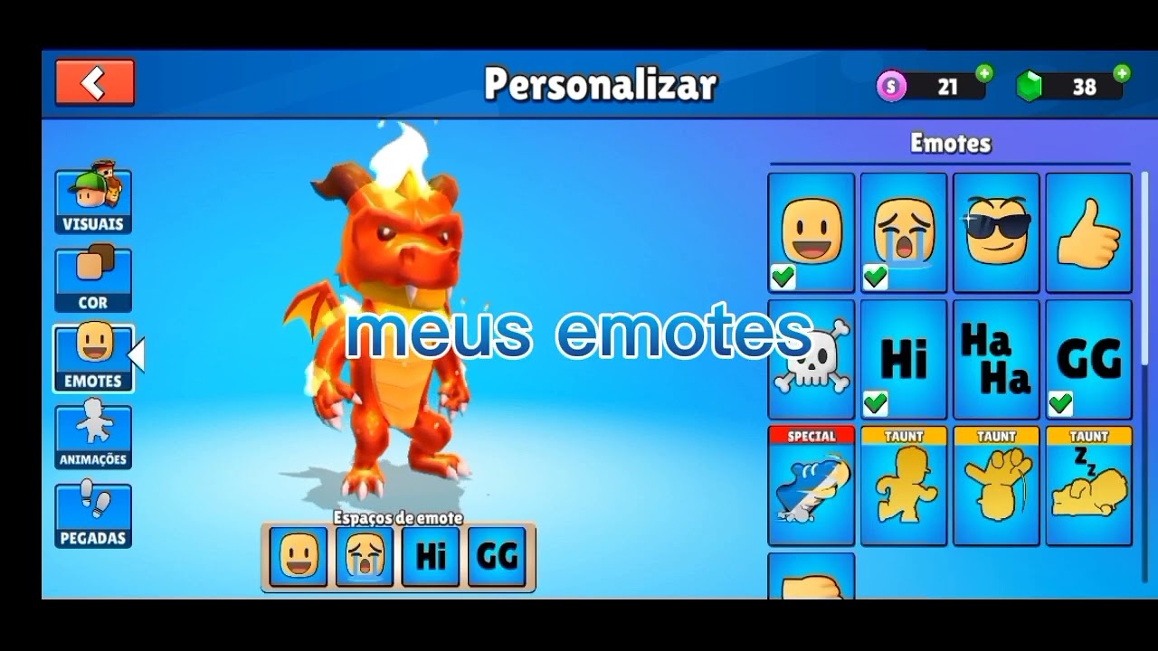 Minha conta no stumble guys